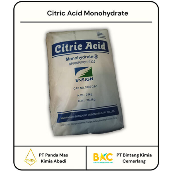 CITRIC ACID MONOHYDRATE 8-40 MESH